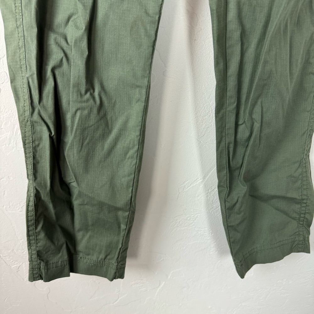 Orvis Pants Sweat Joggers Go The Distance Straight Leg Ankle Solid Green Dark - Picture 3 of 10